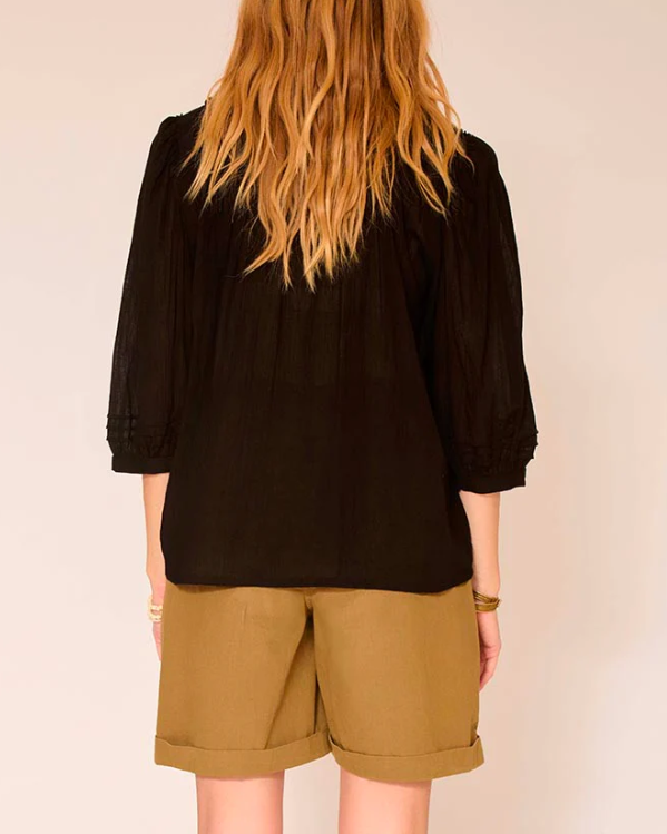 CHEMISE CASTELON BLACK ~ MKT